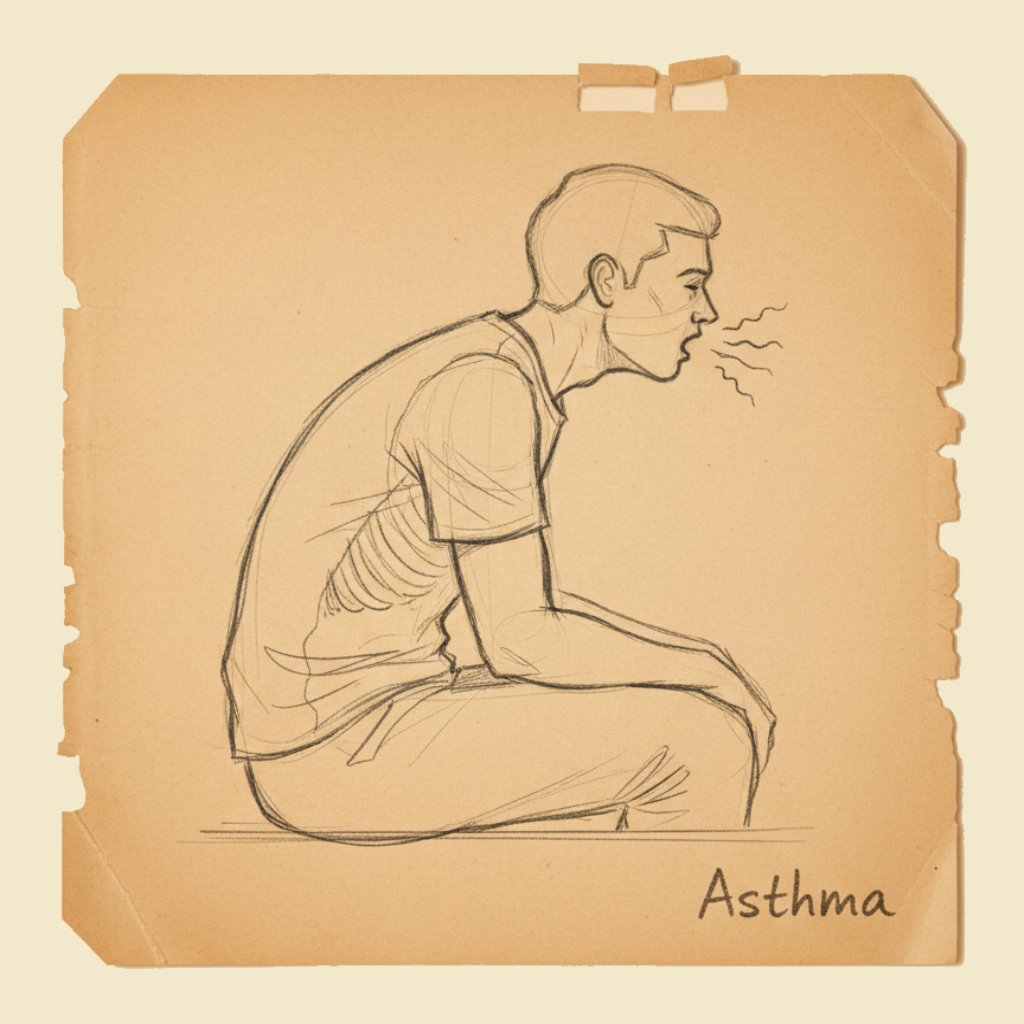 Field sketch: Asthma — recognise the attack, deliver the puffer