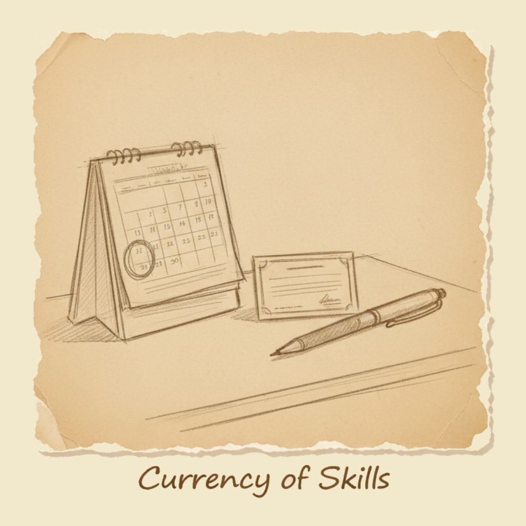 Field sketch: Currency requirements — why your certificate expires