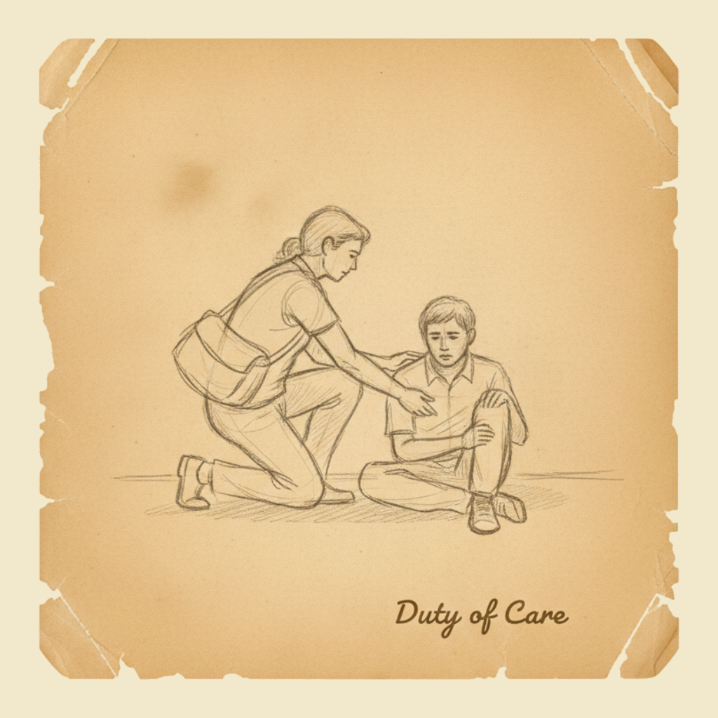 Field sketch: Duty of care