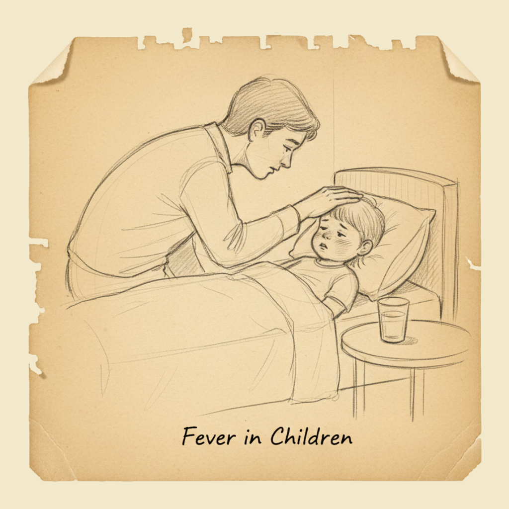 Field sketch: Fever in children