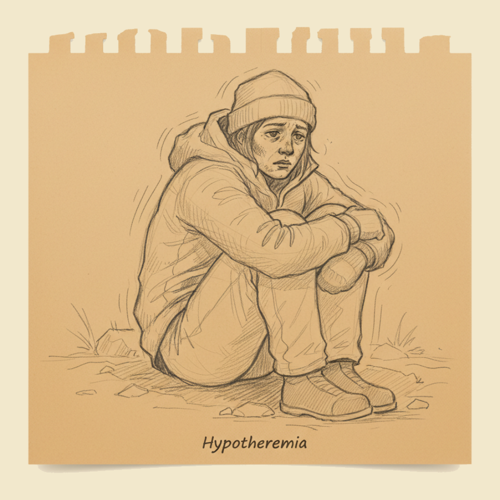 Field sketch: Hypothermia in children