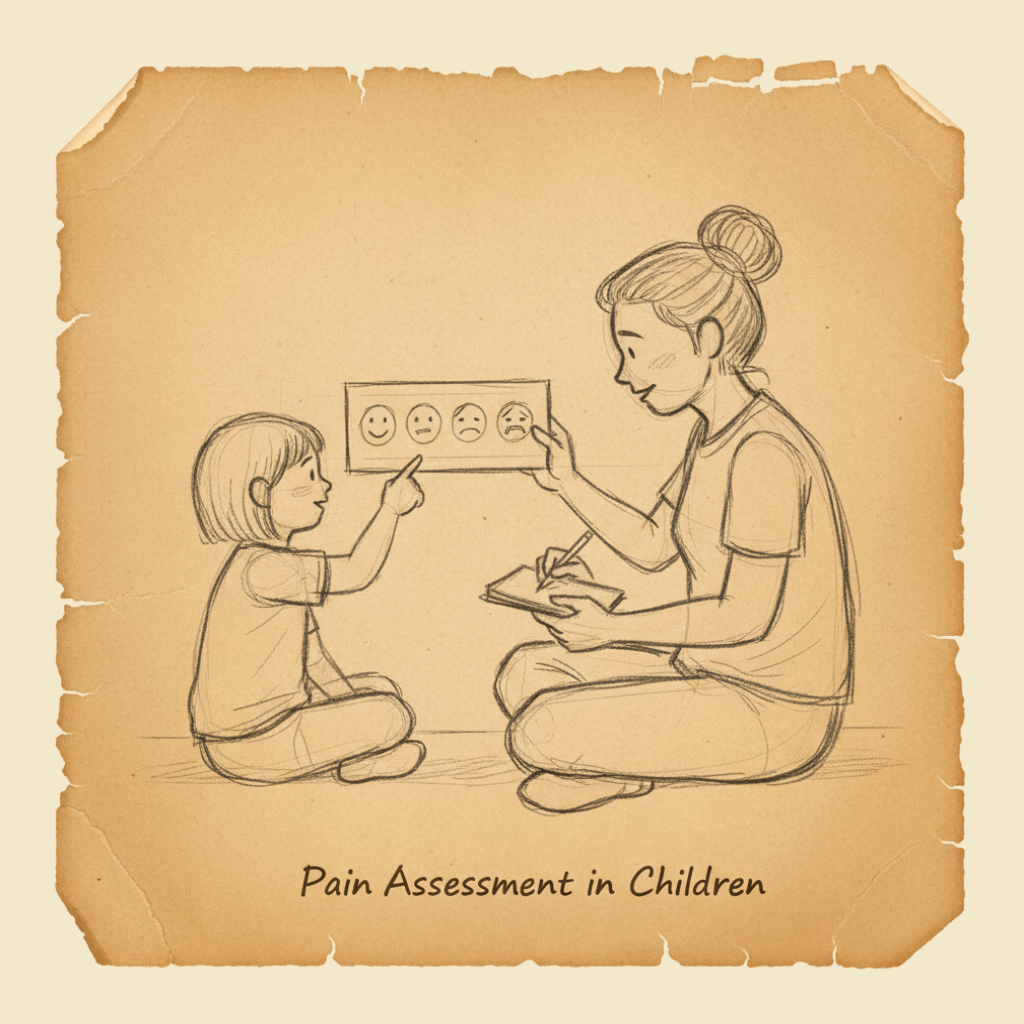 Field sketch: Pain in children