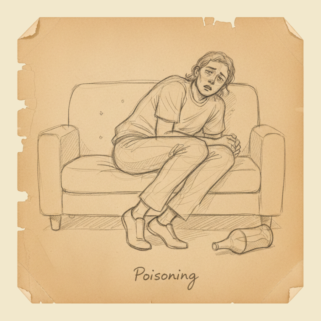 Field sketch: Poisoning in children