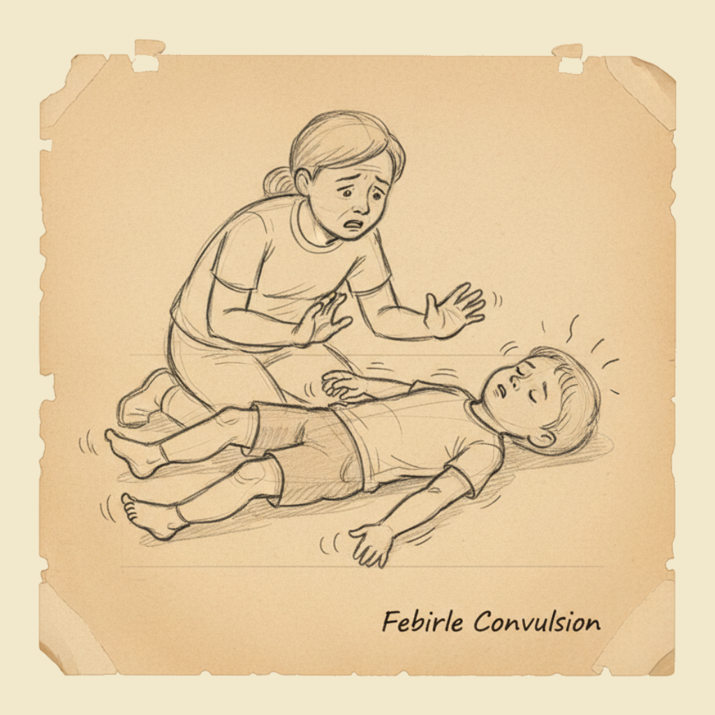 Field sketch: Febrile convulsion