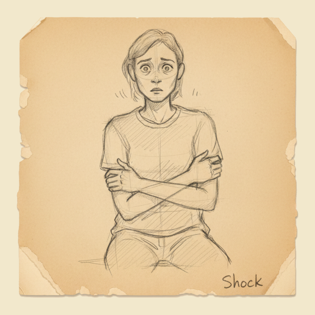 Field sketch: Shock